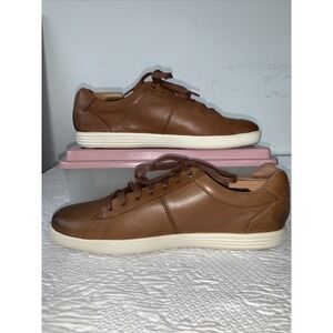 Cole Haan Grand Crosscourt II Brown Leather Casual Lace Shoes Sneakers Men's 8.5